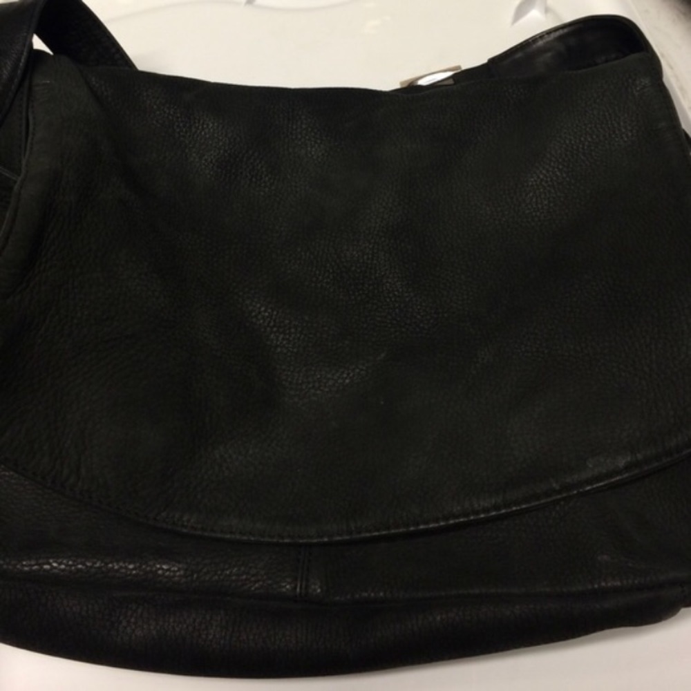 Cross body bag pure leather